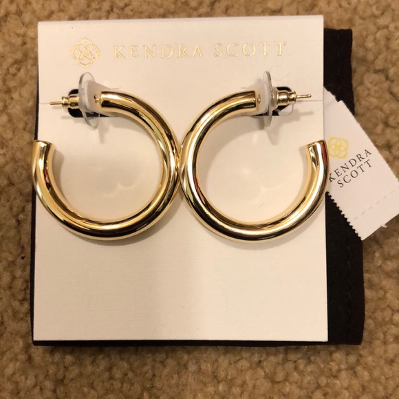 Kendra Scott Jewelry - Hoop earrings Kendra Scott Brand New 🌹❤️🦩🦜👗